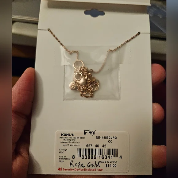 Lauren Conrad Rose Gold Fox Necklace - Picture 8 of 8